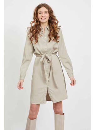 Rochie scurtă bej VILA femeie