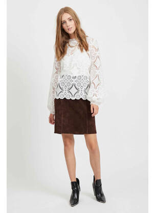 Pulover alb VILA femeie