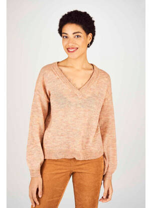 Pulover bej VILA femeie