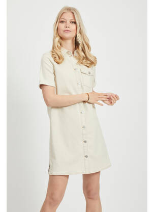 Rochie scurtă bej VILA femeie