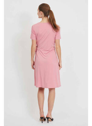 Rochie midi roz VILA femeie