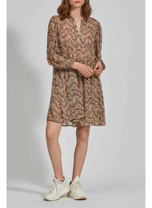 Rochie scurtă bej VILA femeie