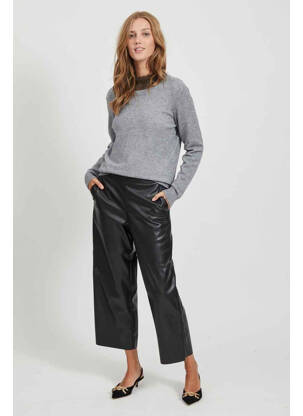 Pantalon evazat negru VILA femeie