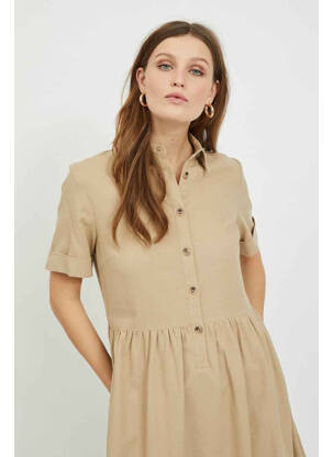 Rochie midi bej VILA femeie