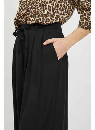 Pantalon trei sferturi negru VILA femeie