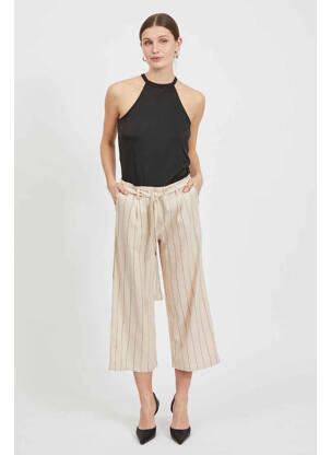 Pantalon drept bej VILA femeie
