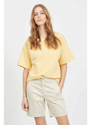 Tricou bej VILA femeie