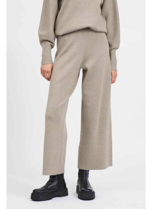 Pantalon drept bej VILA femeie