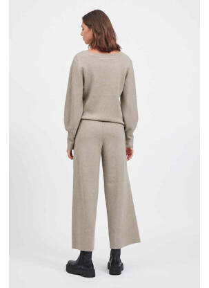 Pantalon drept bej VILA femeie