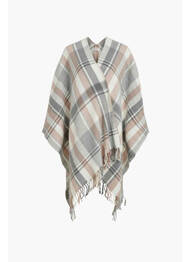 Poncho gri VILA femme