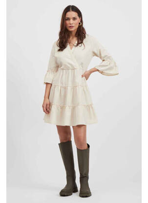 Rochie scurtă bej VILA femeie