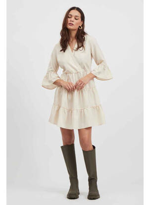 Rochie scurtă bej VILA femeie