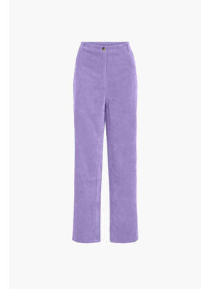 Pantalon drept violet VILA femeie
