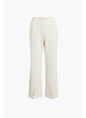 Pantalon evazat bej VILA femeie