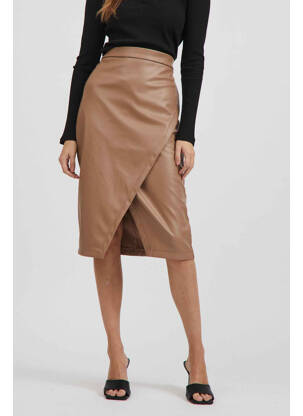 Fustă midi bej VILA femeie