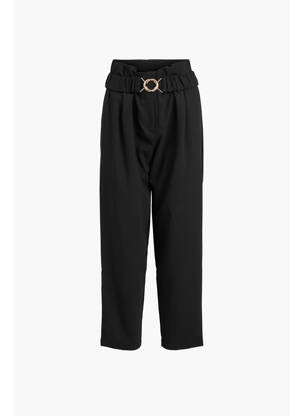 Pantalon drept negru VILA femme
