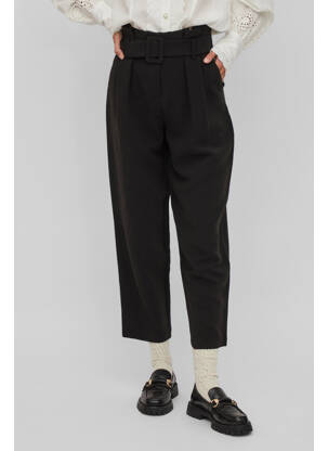 Pantalon trei sferturi negru VILA ROUGE femeie