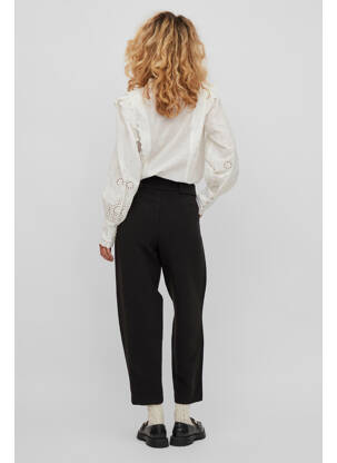 Pantalon trei sferturi negru VILA ROUGE femeie