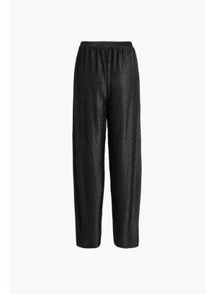 Pantalon evazat negru VILA femeie