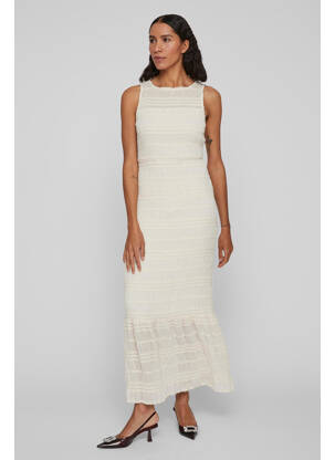 Rochie lungă bej VILA femeie