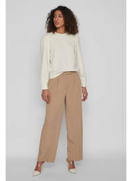 Pantalon evazat bej VILA femme