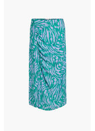 Fustă midi verde VILA femme