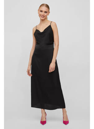 Rochie lungă negru VILA femeie