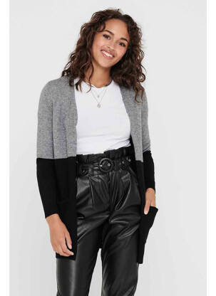 Vestă cu mâneci lungi gri ONLY femeie