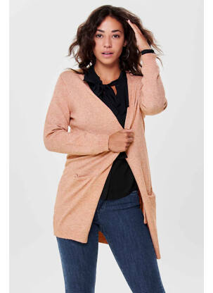 Vestă cu mâneci lungi roz ONLY femeie