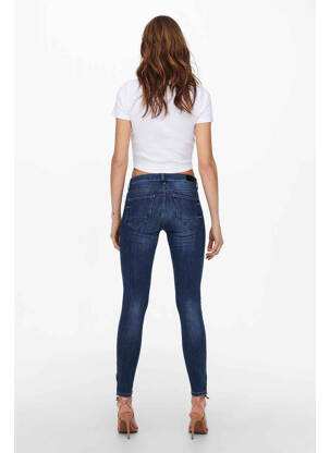 Blugi skinny albastru ONLY femeie