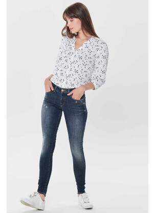 Blugi skinny albastru ONLY femeie