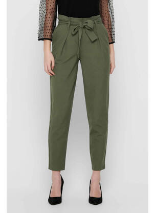 Pantalon slim verde ONLY femeie