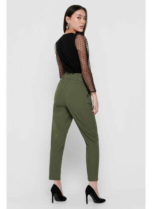Pantalon slim verde ONLY femeie
