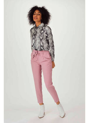 Pantalon slim roz ONLY femeie