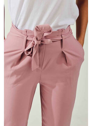 Pantalon slim roz ONLY femeie