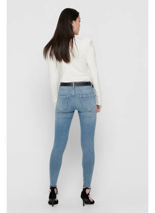 Blugi skinny albastru ONLY femeie