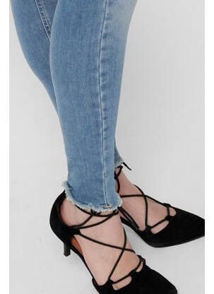 Blugi skinny albastru ONLY femeie