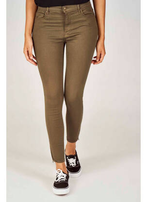 Pantalon slim verde ONLY femeie