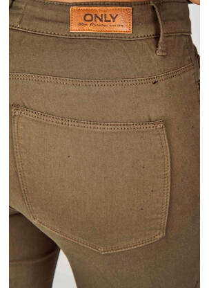Pantalon slim verde ONLY femeie