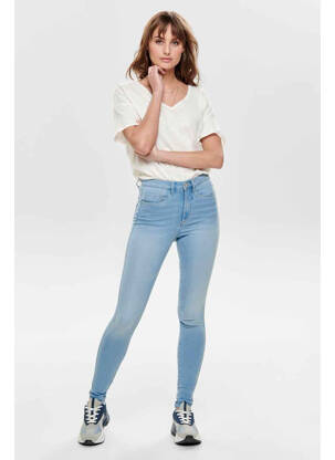 Blugi skinny albastru ONLY femeie
