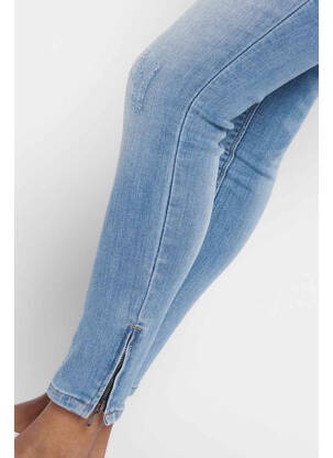 Blugi skinny albastru ONLY femeie