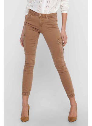 Pantalon slim maro ONLY femeie