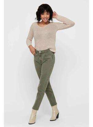 Blugi cu croială slim verde ONLY femeie