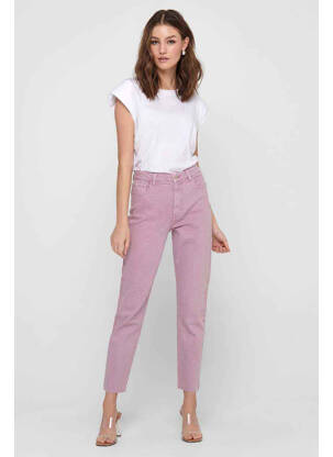 Blugi croială mom violet ONLY femeie