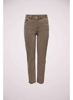 Blugi croială Mom bej ONLY femeie