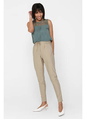 Pantalon chino bej ONLY femeie