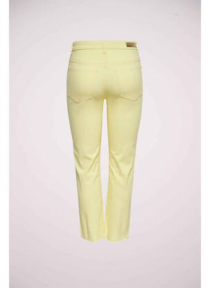 Pantalon drept galben JACQUELINE DE YONG femeie