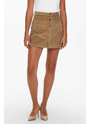 Fustă scurtă bej ONLY femeie