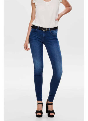 Blugi skinny albastru ONLY femeie