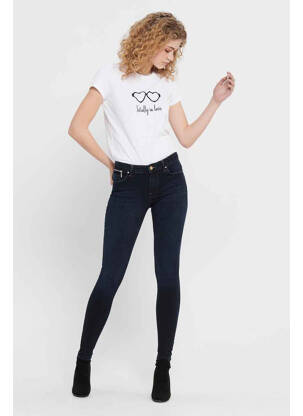 Blugi skinny albastru ONLY femeie